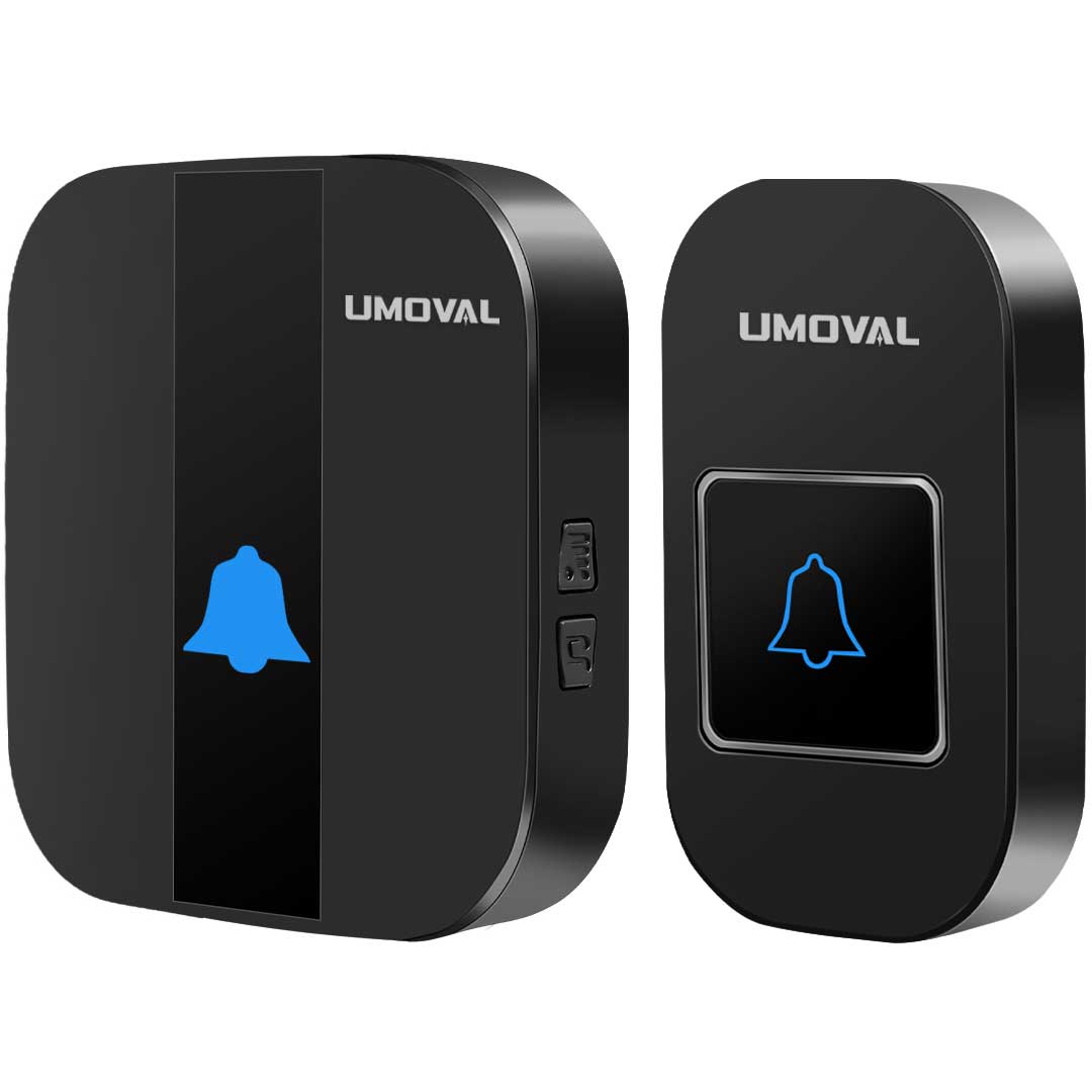Wireless Doorbell Kits with 1 x Transmitter & 1 x Plug in Chime Receiver